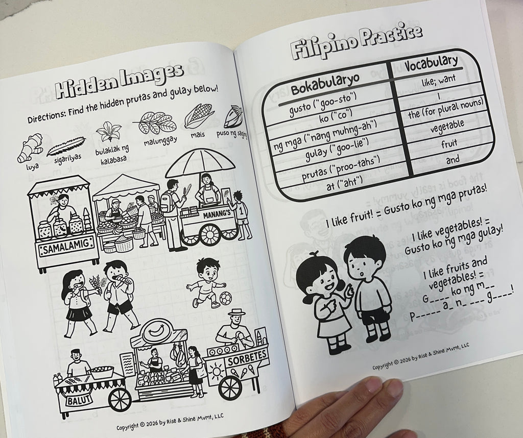 Oh, My Gulay Fruits & Veggies Activity Book