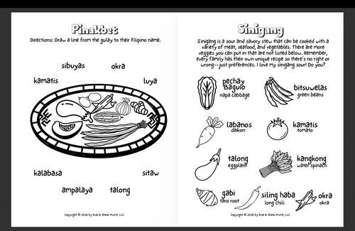 Oh, My Gulay Fruits & Veggies Activity Book
